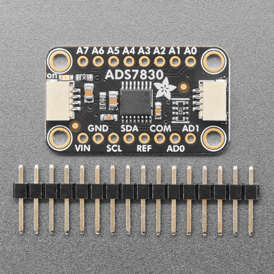 Adafruit ADS7830 8-Channel 8-Bit ADC with I2C - STEMMA QT / Qwiic - Image 3