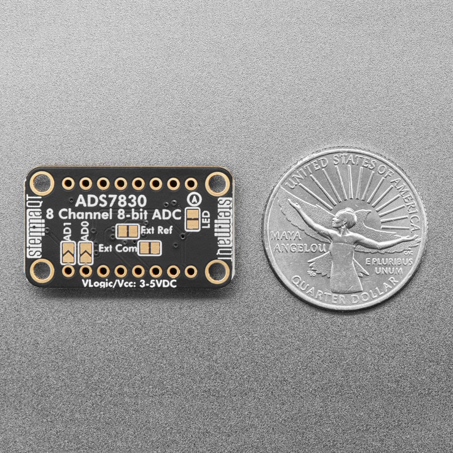 Adafruit ADS7830 8-Channel 8-Bit ADC with I2C - STEMMA QT / Qwiic - Image 5