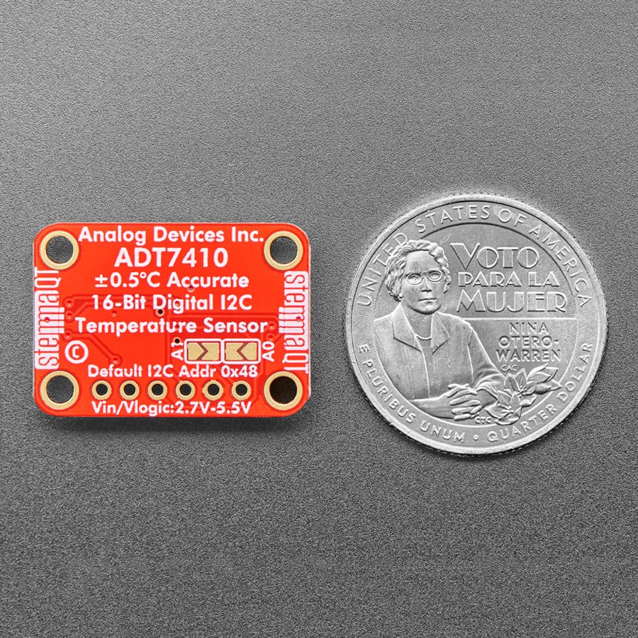 ADT7410 High Accuracy I2C Temperature Sensor Breakout Board - Image 5