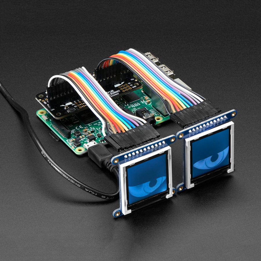 Adafruit Animated Eyes Bonnet for Raspberry Pi Mini Kit - Without Displays - Image 6