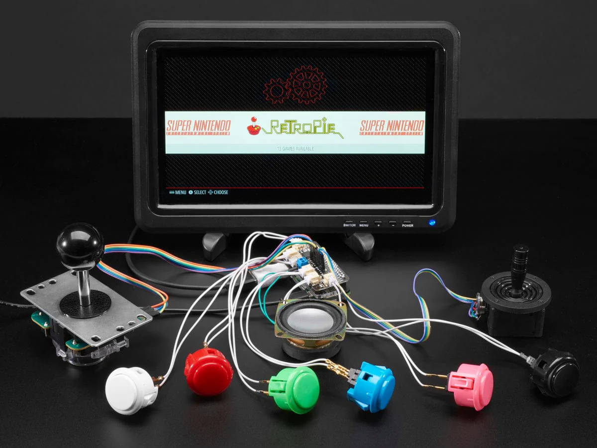 Adafruit Arcade Bonnet for Raspberry Pi with JST Connectors (Mini Kit) - Image 5