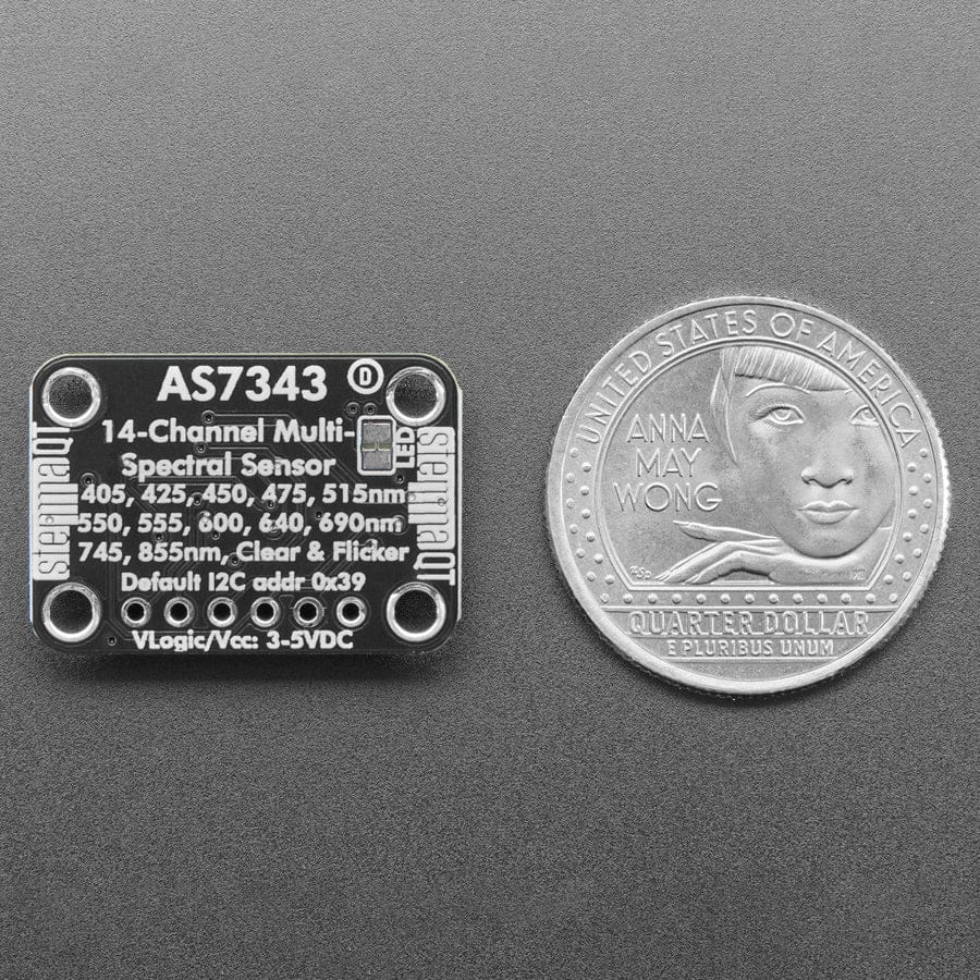 Adafruit AS7343 14-Channel Light / Colour Sensor Breakout - Image 5