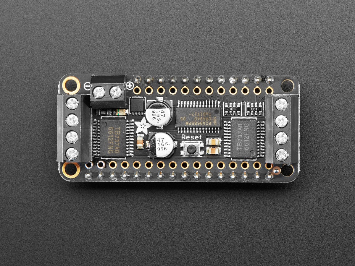 Assembled DC Motor + Stepper FeatherWing Add-on - Image 2