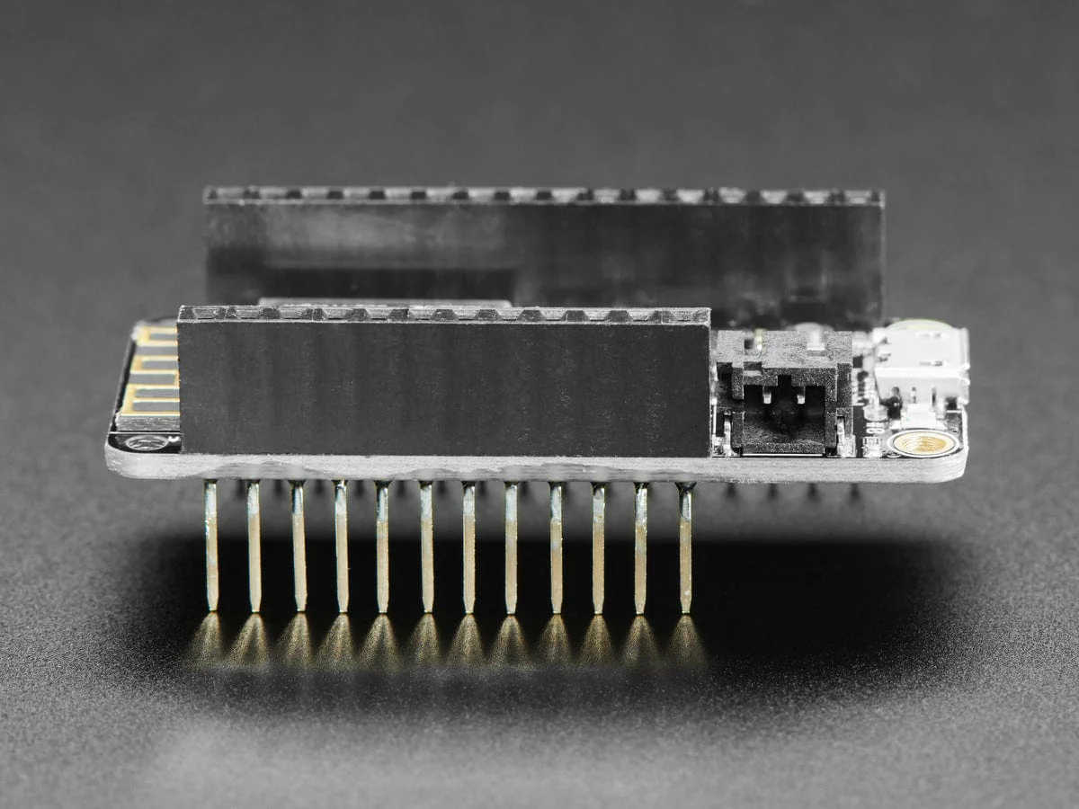 Assembled Feather HUZZAH w/ ESP8266 WiFi With Stacking Headers - Image 3