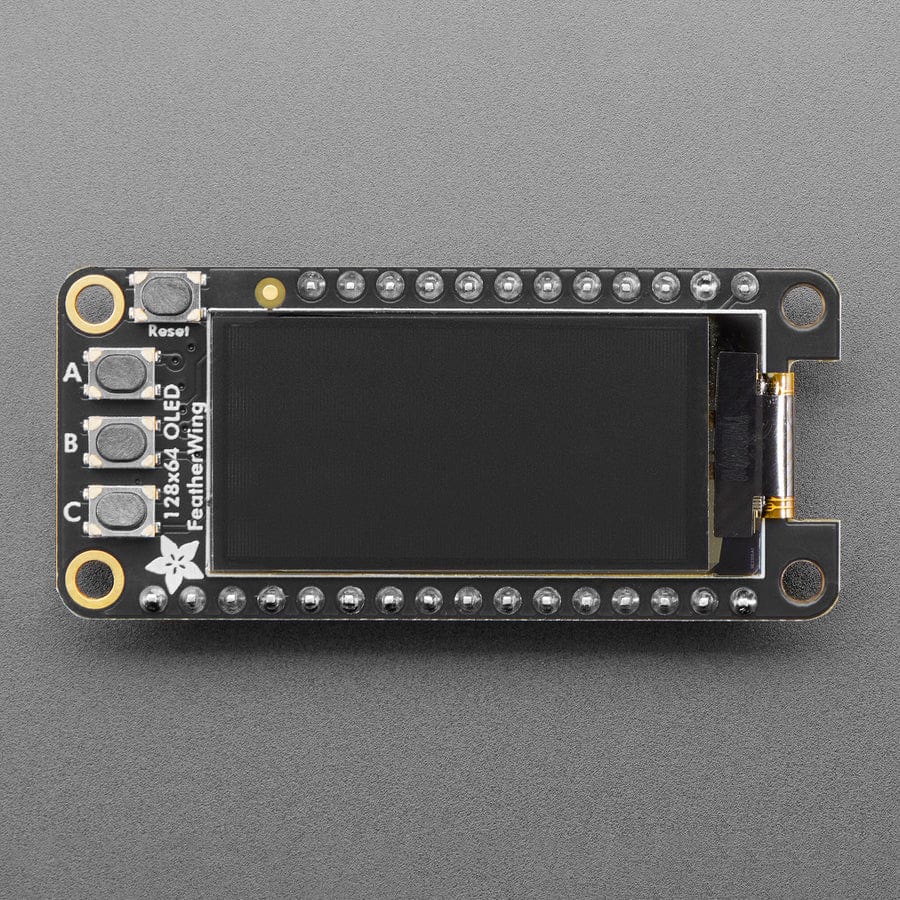 Adafruit Assembled FeatherWing OLED - 128x64 OLED Add-on - Image 2