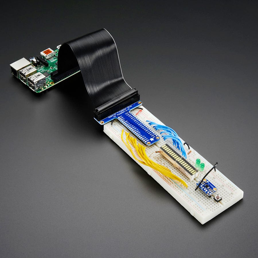 Assembled Pi T-Cobbler Plus - GPIO Breakout (Pi A+, B+, Pi 2/3/4/5, Zero) - Image 4