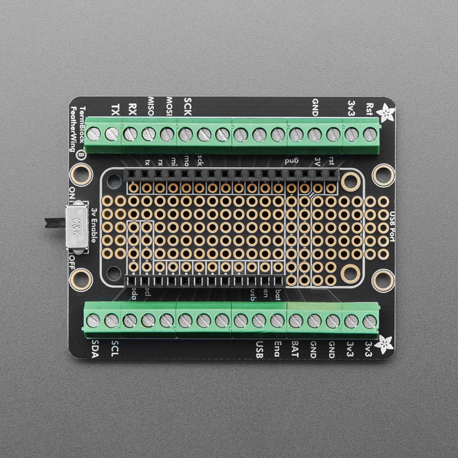 Assembled Terminal Block Breakout FeatherWing - Image 2