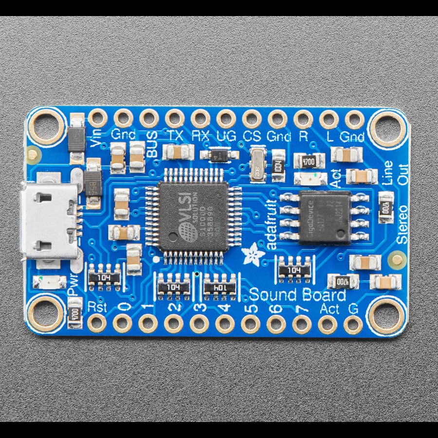 Adafruit Audio FX Mini Sound Board - WAV/OGG Trigger 16MB Flash - Image 4