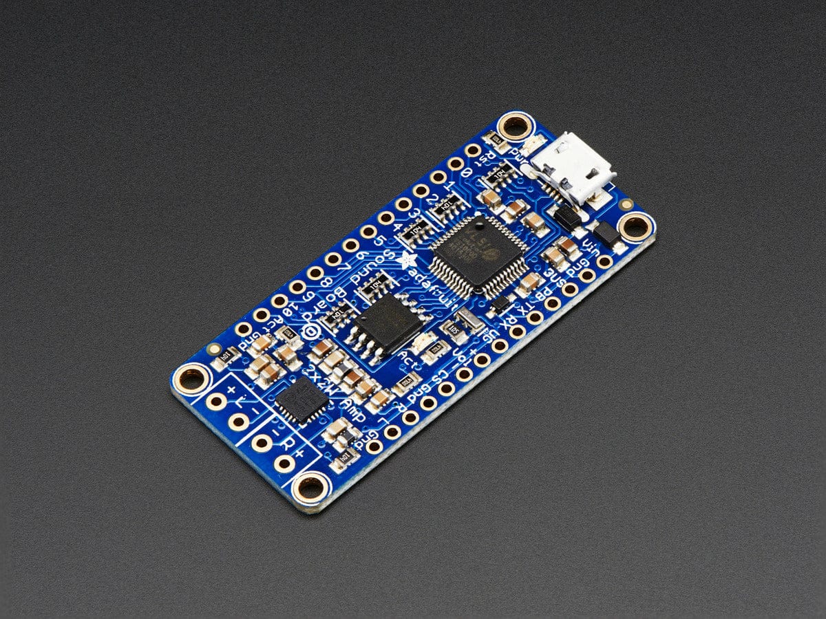 Adafruit Audio FX Sound Board + 2x2W Amp - WAV/OGG Trigger -16MB - Image 2