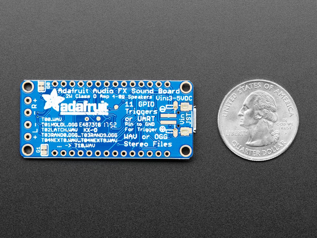 Adafruit Audio FX Sound Board + 2x2W Amp - WAV/OGG Trigger - 2MB - Image 6