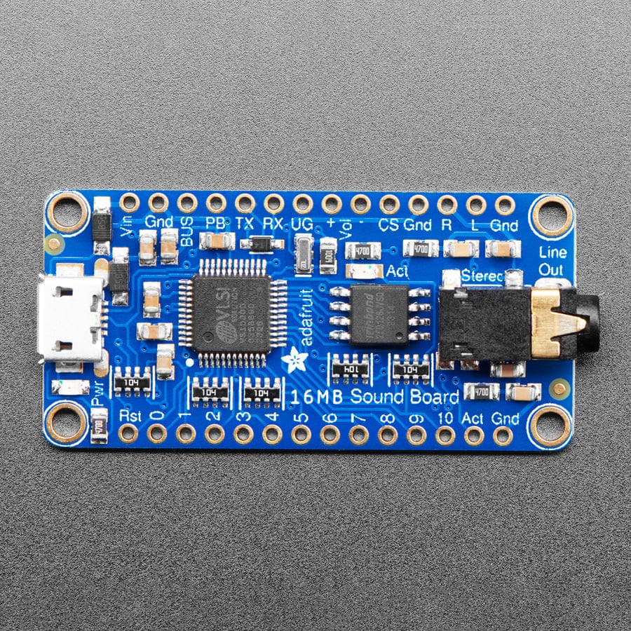 Adafruit Audio FX Sound Board - WAV/OGG Trigger with 16MB Flash - Image 5