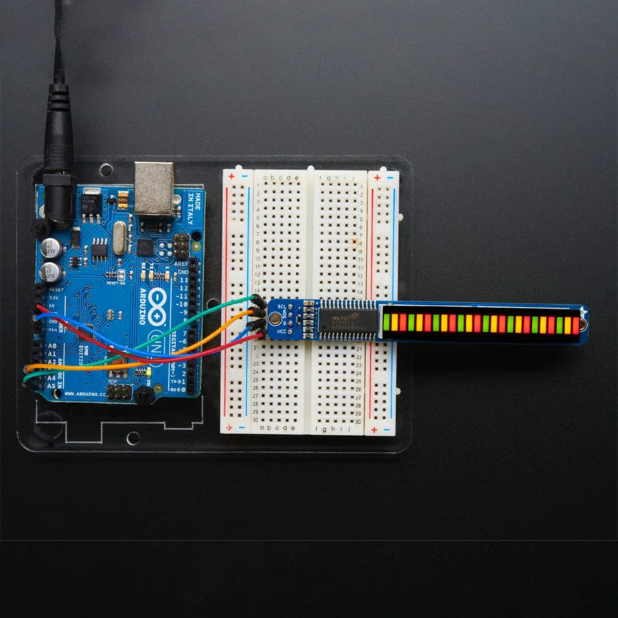 Bi-Color (Red/Green) 24-Bar Bargraph w/I2C Backpack Kit - Image 2