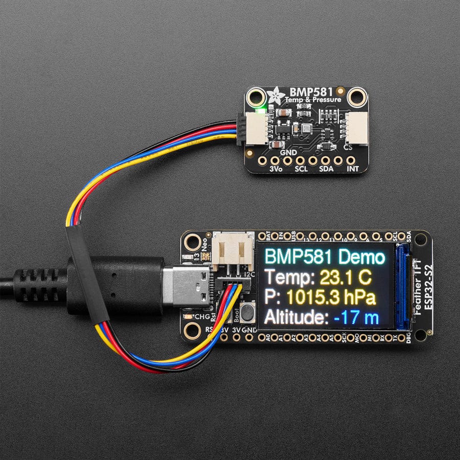 Adafruit BMP581 I2C or SPI Temperature and Pressure Sensor - STEMMA QT - Image 5