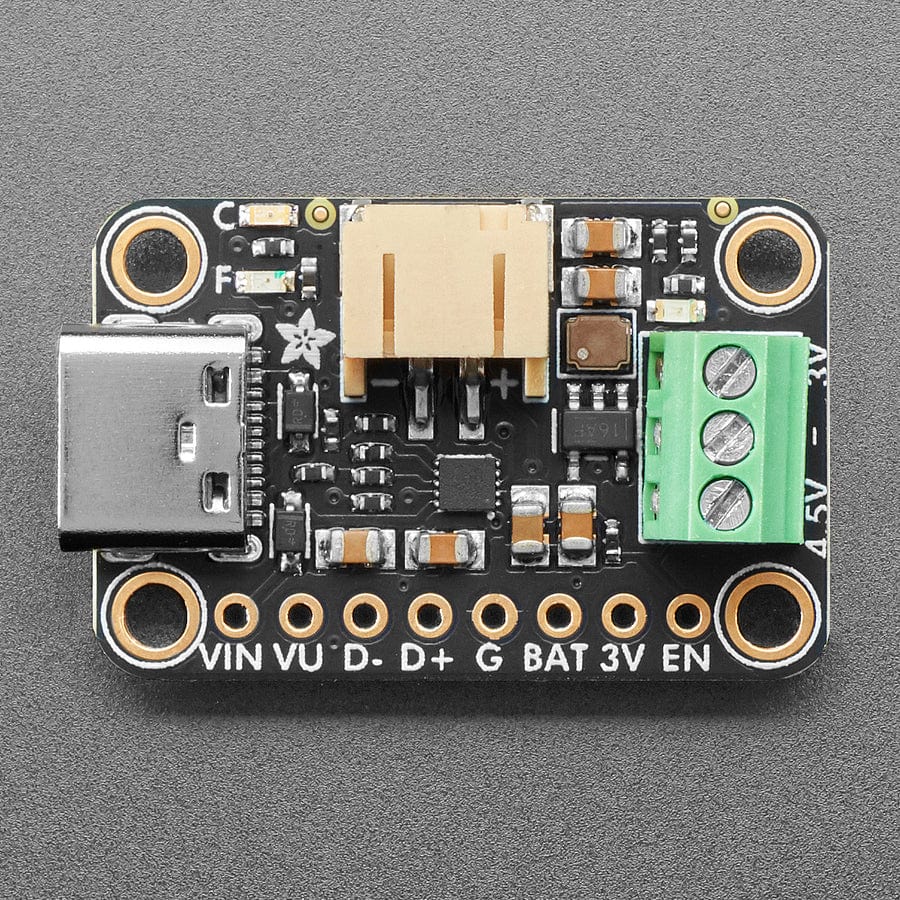 Adafruit bq25185 USB / DC / Solar Charger with 3.3V Buck Board - Image 2