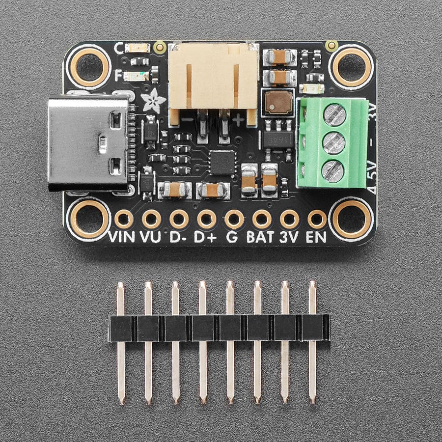 Adafruit bq25185 USB / DC / Solar Charger with 3.3V Buck Board - Image 3
