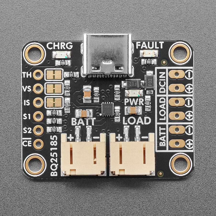 Adafruit bq25185 USB / DC / Solar Lithium Ion/Polymer Charger - Image 2