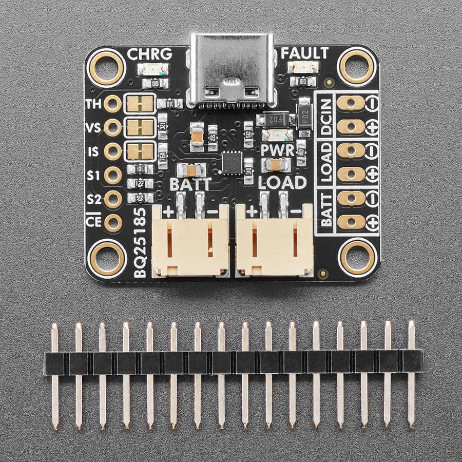 Adafruit bq25185 USB / DC / Solar Lithium Ion/Polymer Charger - Image 3