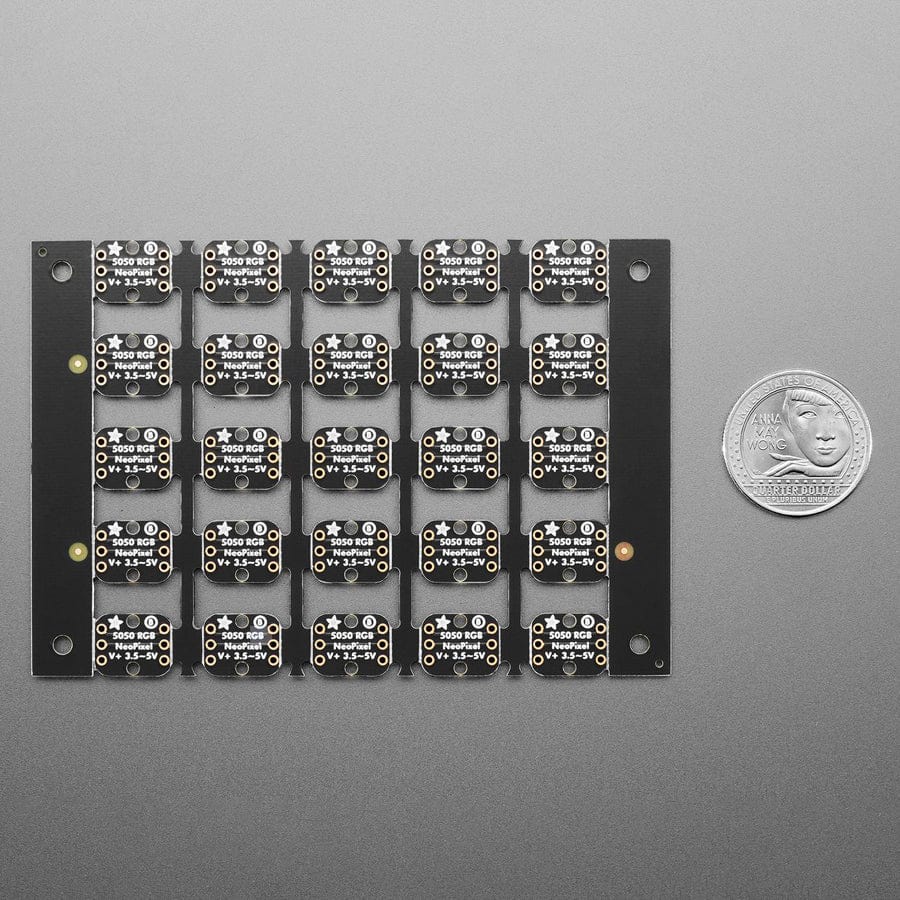 Breadboard-friendly RGB Smart NeoPixel - Sheet of 25 - Image 3