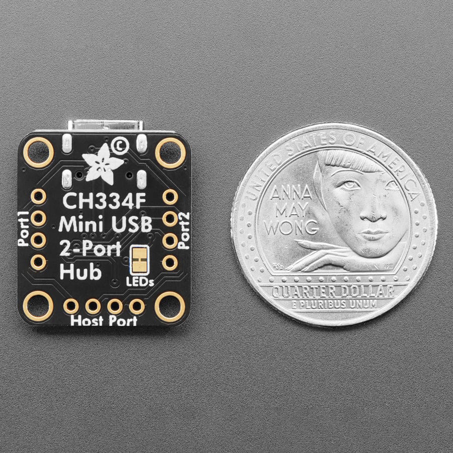 Adafruit CH334F Mini 2-Port USB Hub Breakout - Image 5
