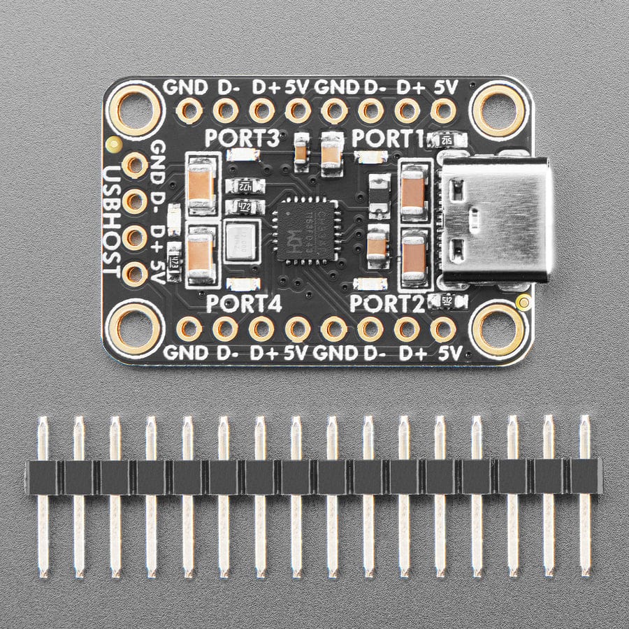 Adafruit CH334F Mini 4-Port USB Hub Breakout - Image 3