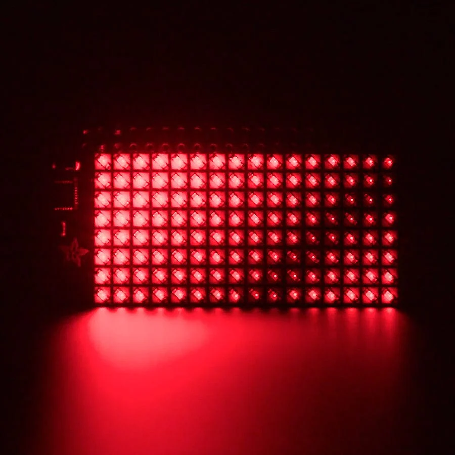 Adafruit CharliePlex LED Matrix Bonnet - 8x16 Red LEDs - Image 2