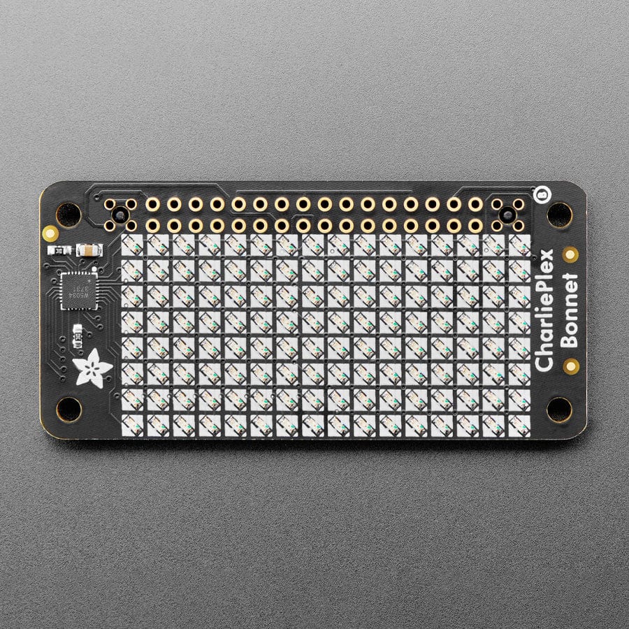 Adafruit CharliePlex LED Matrix Bonnet - 8x16 Red LEDs - Image 3