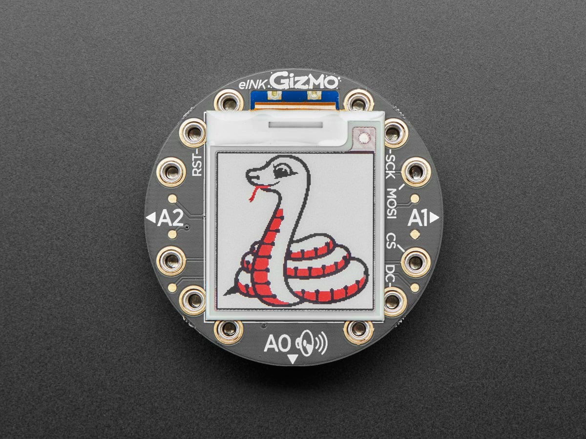 Circuit Playground 152x152 Tri-Color E-Ink Gizmo (E-Ink Display + Audio Amplifier) [Discontinued] - Image 3