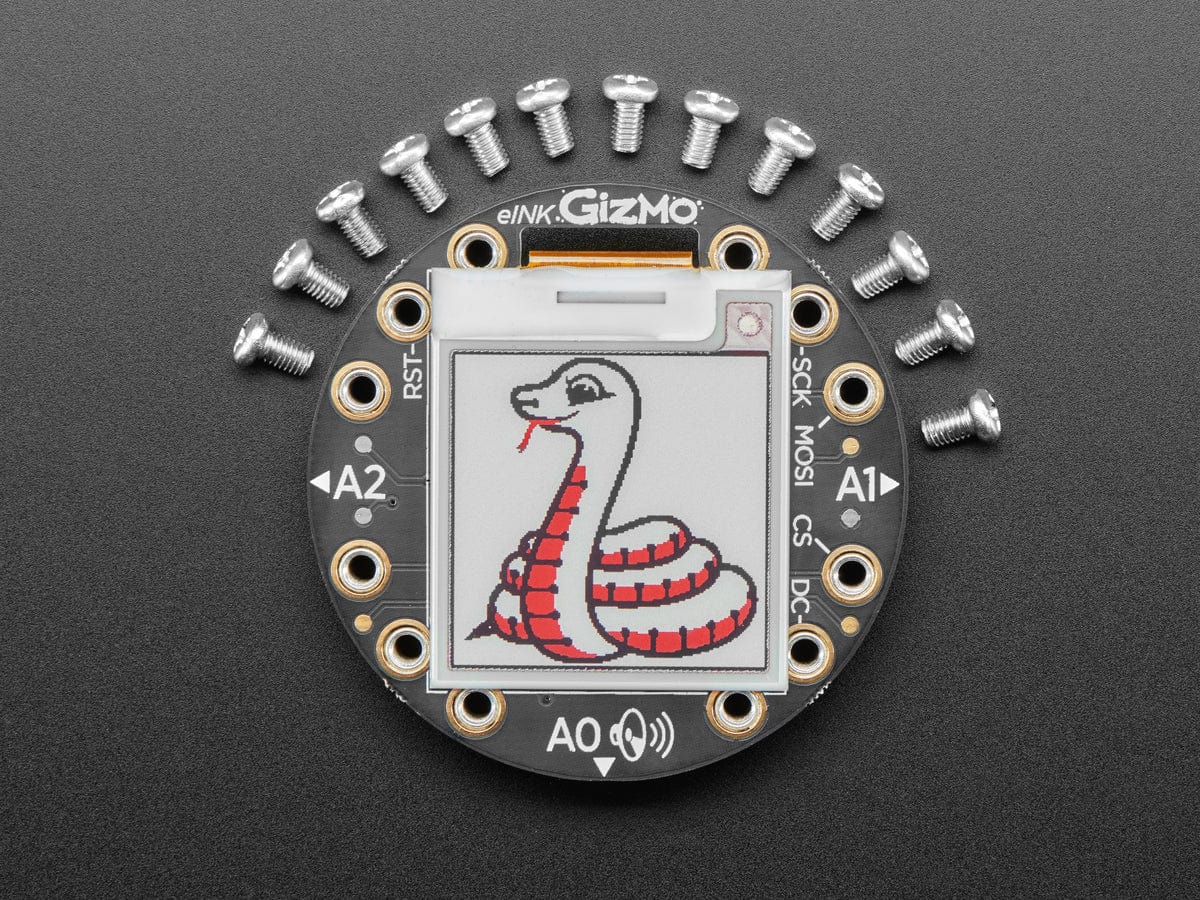 Circuit Playground 152x152 Tri-Color E-Ink Gizmo (E-Ink Display + Audio Amplifier) [Discontinued] - Image 4