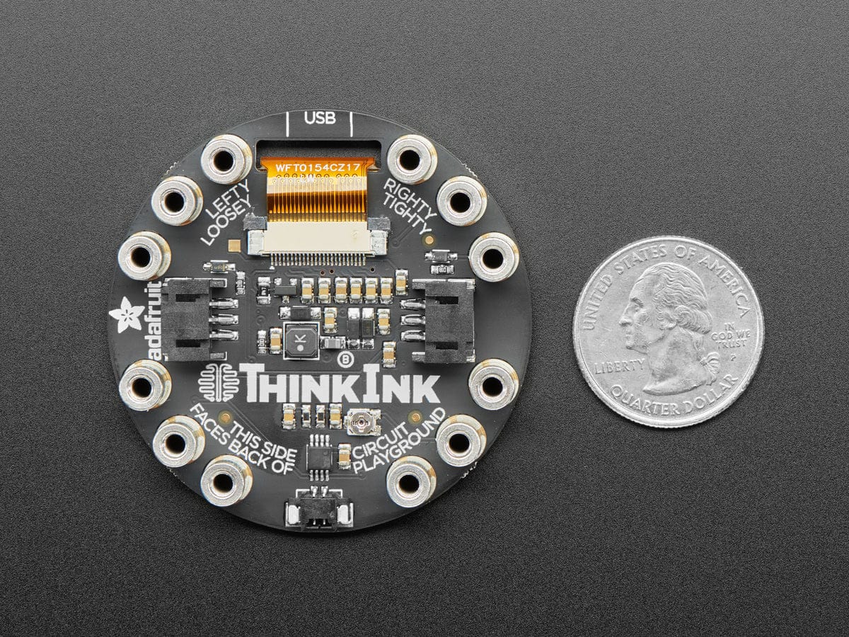 Circuit Playground 152x152 Tri-Color E-Ink Gizmo (E-Ink Display + Audio Amplifier) [Discontinued] - Image 5