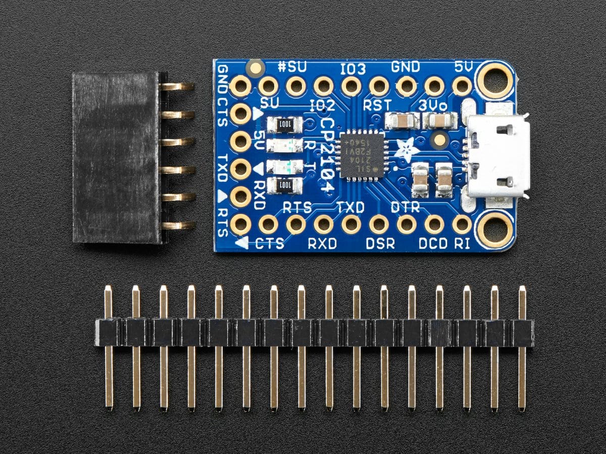 Adafruit CP2104 Friend - USB to Serial Converter [Discontinued] - Image 2