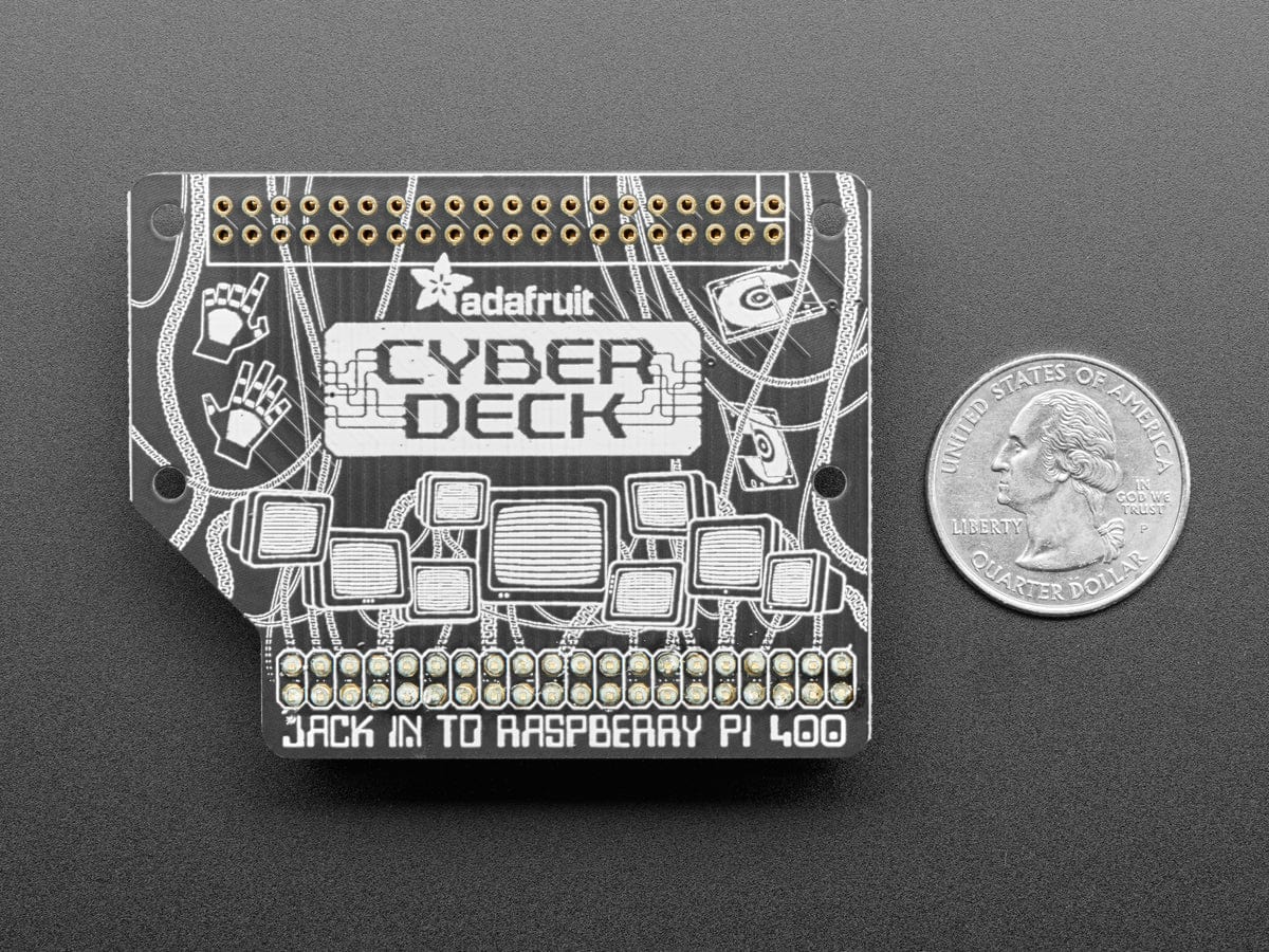 Adafruit CYBERDECK Bonnet for Raspberry Pi 500/400 - Image 9