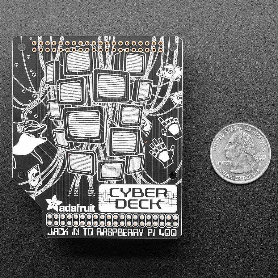 Adafruit CYBERDECK HAT for Raspberry Pi 500/400 - Image 5