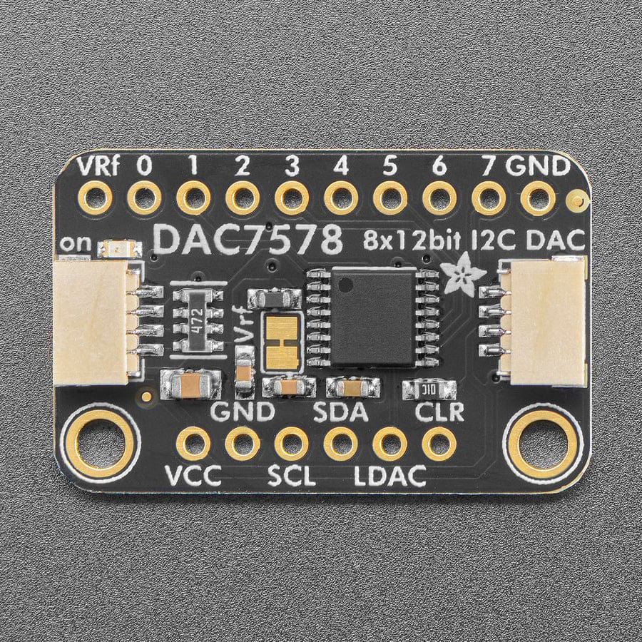 Adafruit DAC7578 - 8 x Channel 12-bit I2C DAC - STEMMA QT / Qwiic - Image 2