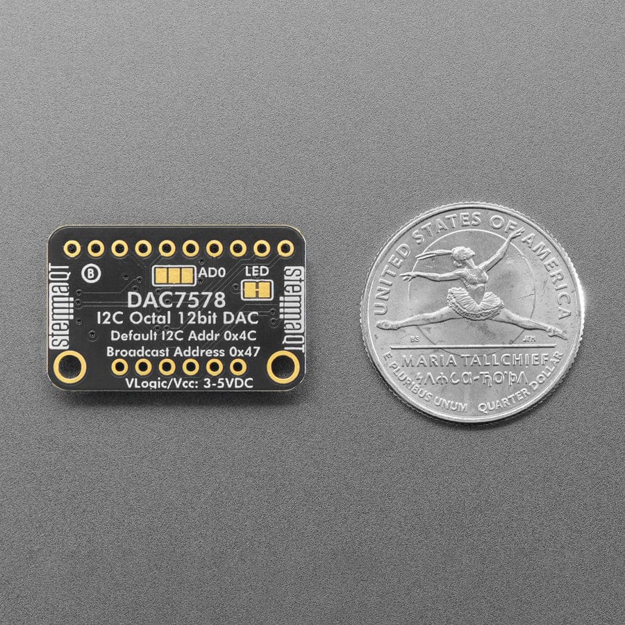 Adafruit DAC7578 - 8 x Channel 12-bit I2C DAC - STEMMA QT / Qwiic - Image 5