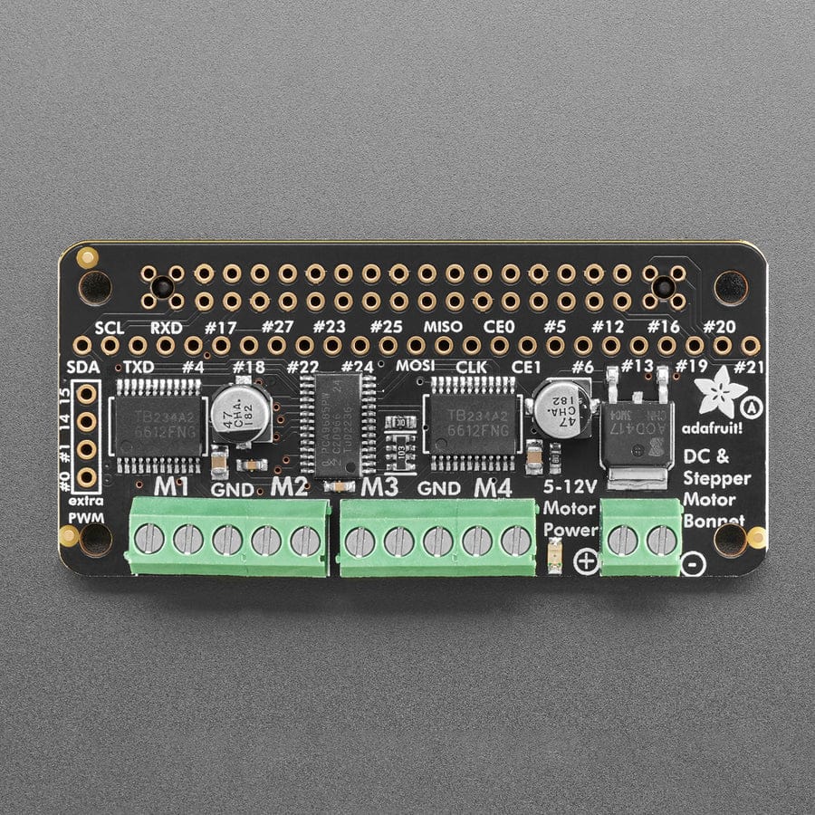 Adafruit DC & Stepper Motor Bonnet for Raspberry Pi - Image 2