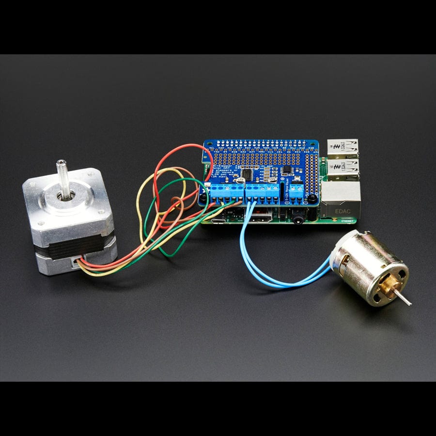 Adafruit DC & Stepper Motor HAT for Raspberry Pi - Mini Kit - Image 5