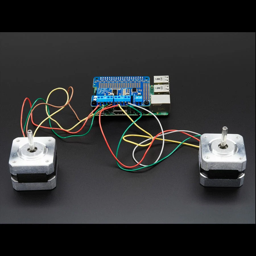 Adafruit DC & Stepper Motor HAT for Raspberry Pi - Mini Kit - Image 6