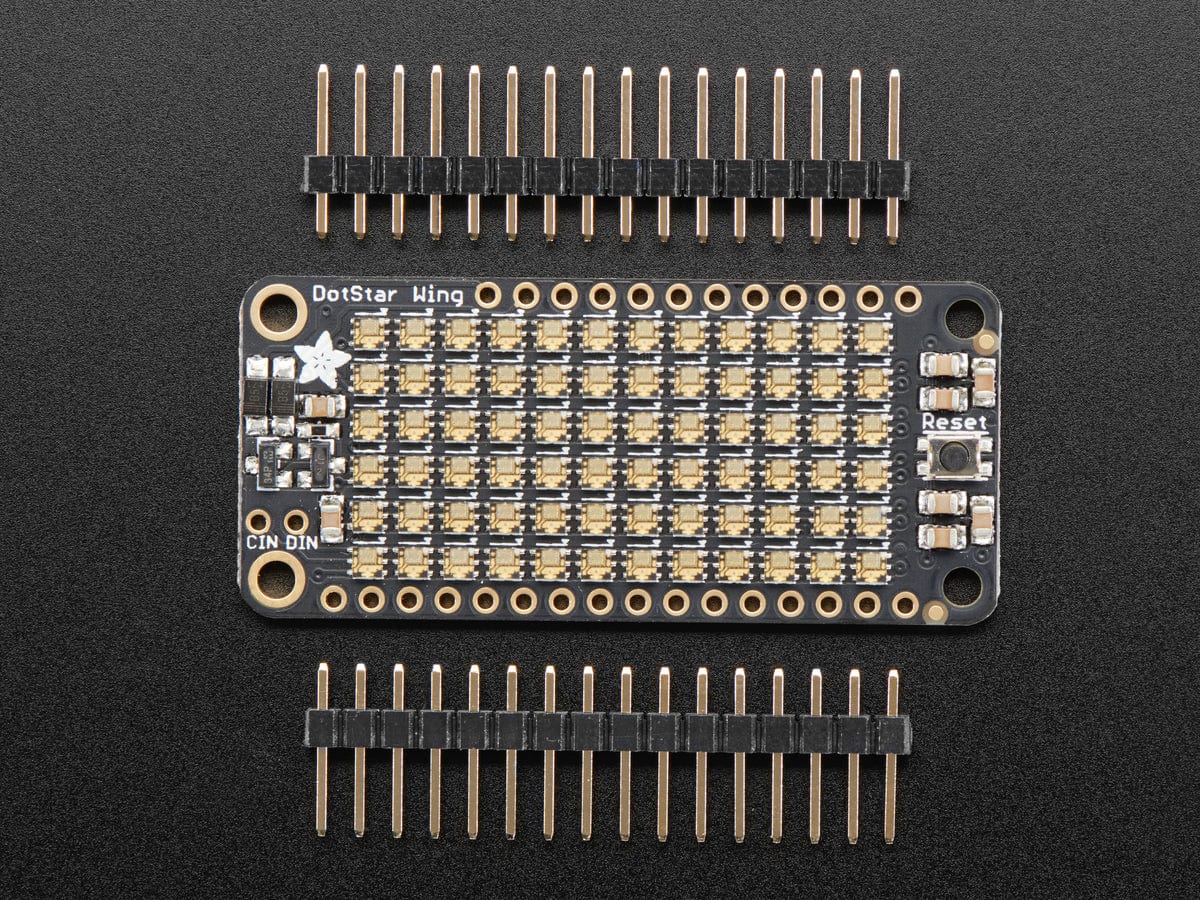 Adafruit DotStar FeatherWing - 6 x 12 RGB LEDs - Image 3