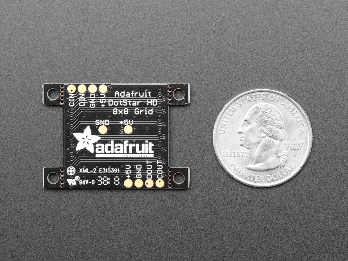Adafruit DotStar High Density 8x8 Grid - 64 RGB LED Pixel Matrix - Image 4