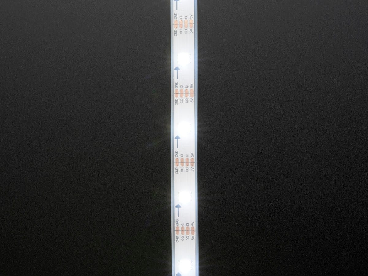 Adafruit DotStar LED Strip - Addressable Cool White - 30 LED/m (~6000K) [Discontinued] - Image 2