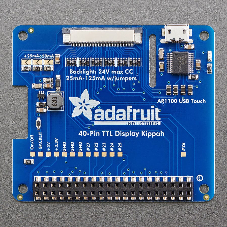 Adafruit DPI TFT Kippah for Raspberry Pi with Touch Support - Image 2