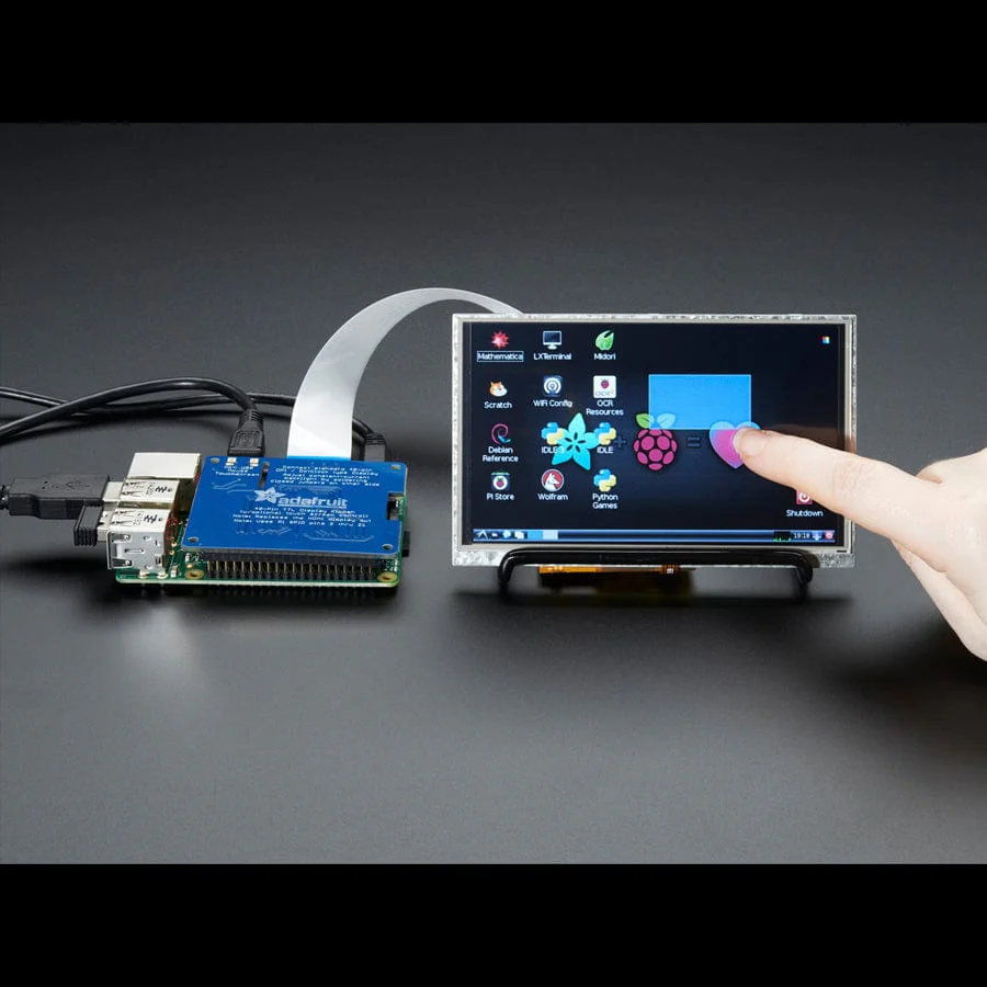 Adafruit DPI TFT Kippah for Raspberry Pi with Touch Support - Image 4