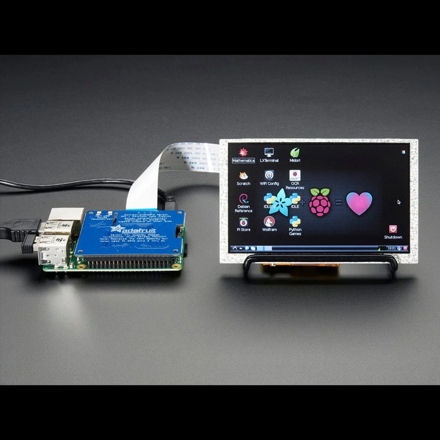Adafruit DPI TFT Kippah for Raspberry Pi with Touch Support - Image 8