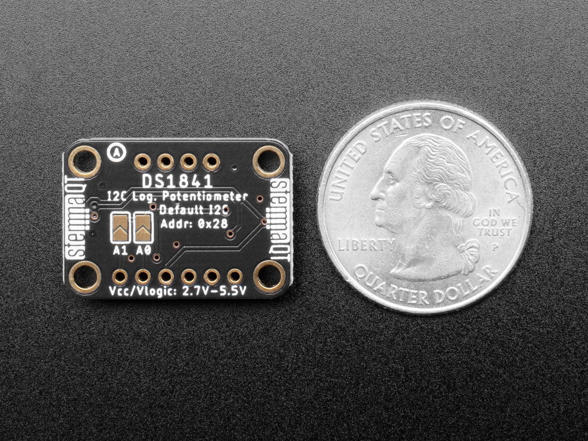 Adafruit DS1841 I2C Digital 10K Potentiometer Breakout (STEMMA QT / Qwiic) - Image 2