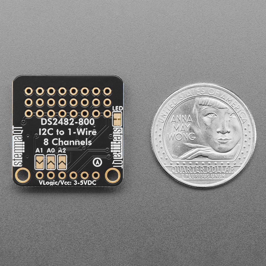 Adafruit DS2482S-800 8 Channel I2C to 1-Wire Bus Adapter - STEMMA QT / Qwiic - Image 5