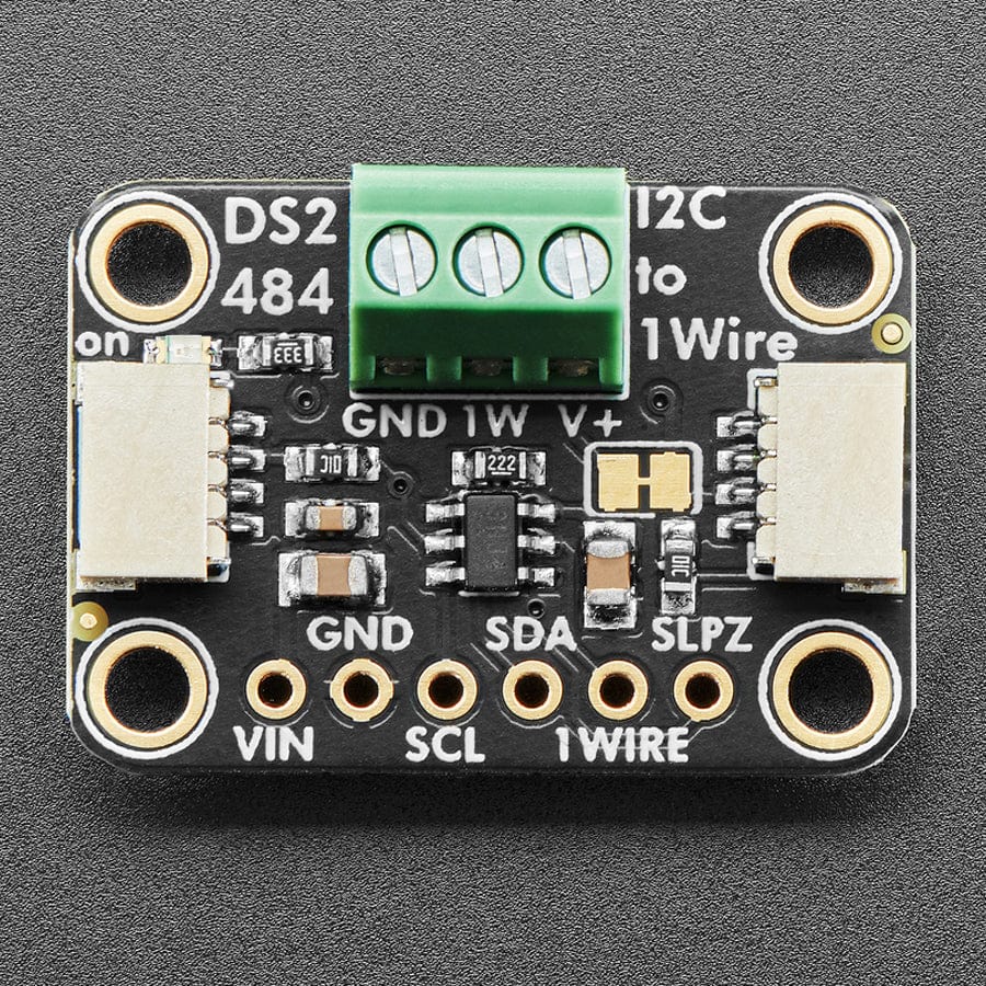 Adafruit DS2484 I2C to 1-Wire Bus Adapter Breakout - STEMMA QT / Qwiic JST SH 1mm - Image 2