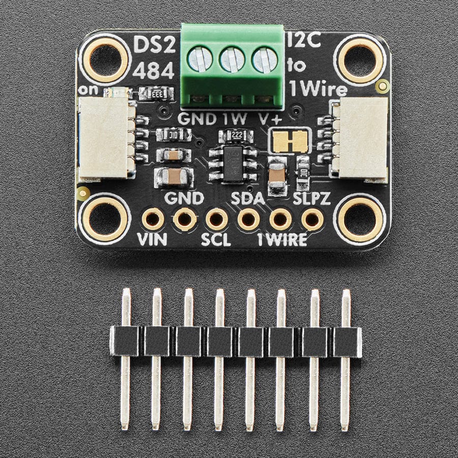 Adafruit DS2484 I2C to 1-Wire Bus Adapter Breakout - STEMMA QT / Qwiic JST SH 1mm - Image 3