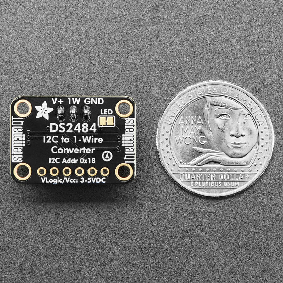 Adafruit DS2484 I2C to 1-Wire Bus Adapter Breakout - STEMMA QT / Qwiic JST SH 1mm - Image 6
