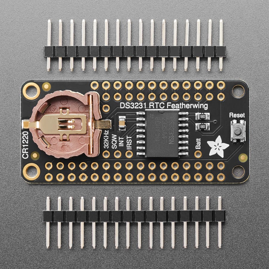 DS3231 Precision RTC FeatherWing - RTC Add-on For Feather Boards - Image 2