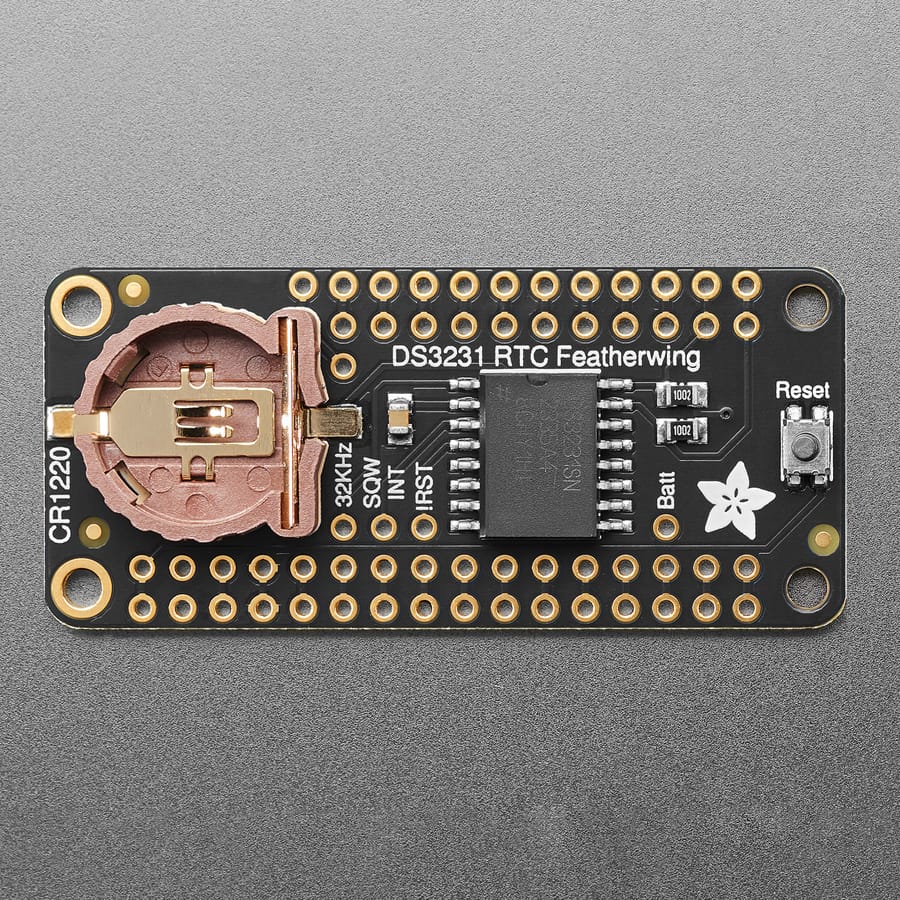 DS3231 Precision RTC FeatherWing - RTC Add-on For Feather Boards - Image 3